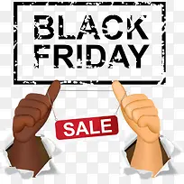 矢量大拇指促销海报-空若网 矢量大拇指促销海报-空若网