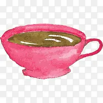 手绘水彩咖啡-空若网 手绘水彩咖啡-空若网