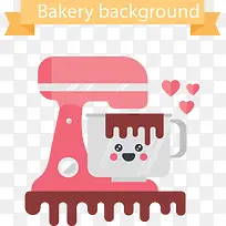 烘焙店粉红色咖啡机-空若网 烘焙店粉红色咖啡机-空若网