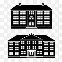 �ڰ׷���ƽ��У԰��ѧ¥ʸ��ͼ-������