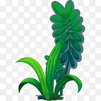 春天卡通绿色小草-空若网 春天卡通绿色小草-空若网