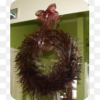 叶树花环水彩-空若网 叶树花环水彩-空若网