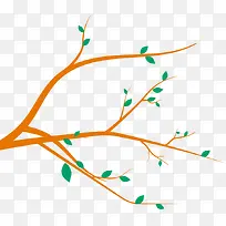 春暖花开棕色树枝-空若网 春暖花开棕色树枝-空若网