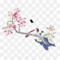 树枝上的鸟-空若网 树枝上的鸟-空若网