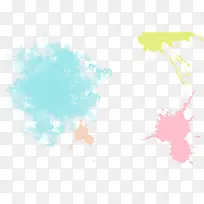 彩色喷溅色彩背景-空若网 彩色喷溅色彩背景-空若网