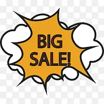 黄色大促销爆炸贴-空若网 黄色大促销爆炸贴-空若网