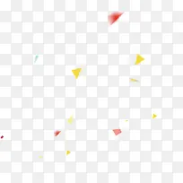 彩色漂浮三角形几何漂浮元素-空若网 彩色漂浮三角形几何漂浮元素-空若网