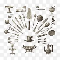 复古欧洲餐具-空若网 复古欧洲餐具-空若网