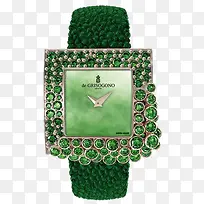 绿色镶宝石女士手表-空若网 绿色镶宝石女士手表-空若网