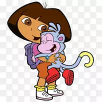 斯威普卡通动画背包剪贴画-朵拉-空若网 斯威普卡通动画背包剪贴画-朵拉-空若网