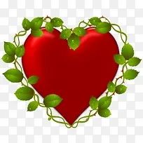 创意七夕节爱心法式绿草环绕浪漫-空若网 创意七夕节爱心法式绿草环绕浪漫-空若网