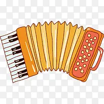 手绘风卡通手风琴-空若网 手绘风卡通手风琴-空若网