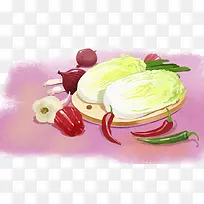 案板上的蔬菜-空若网 案板上的蔬菜-空若网