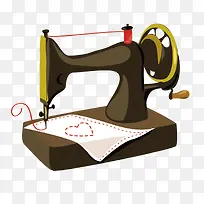 卡通手绘缝纫机-空若网 卡通手绘缝纫机-空若网