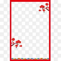 ��ɫ�й��绨����α߿�-������