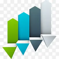 卡通多彩三角形台阶-空若网 卡通多彩三角形台阶-空若网