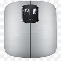 灰黑色方形玻璃式体脂称-空若网 灰黑色方形玻璃式体脂称-空若网