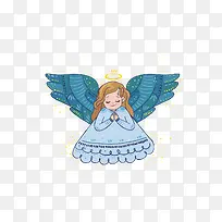 矢量祝福天使-空若网 矢量祝福天使-空若网