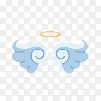 矢量手绘立体天使翅膀-空若网 矢量手绘立体天使翅膀-空若网