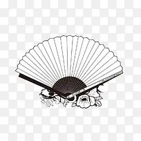 白色折扇-空若网 白色折扇-空若网
