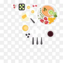 漂浮精美食物-空若网 漂浮精美食物-空若网