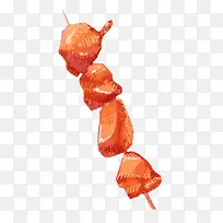 手绘羊肉串-空若网 手绘羊肉串-空若网