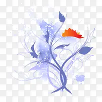 矢量抽象植物-空若网 矢量抽象植物-空若网