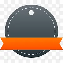 圆形丝带边框-空若网 圆形丝带边框-空若网