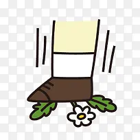 卡通践踏花草-空若网 卡通践踏花草-空若网