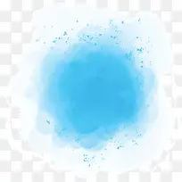 天蓝色水彩晕染效果-空若网 天蓝色水彩晕染效果-空若网