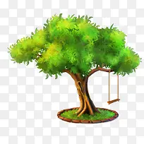 矢量秋千素材-空若网 矢量秋千素材-空若网