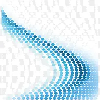 矢量蓝色圆点装饰图案-空若网 矢量蓝色圆点装饰图案-空若网