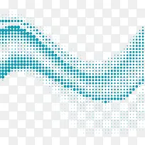 矢量蓝色圆点装饰图案-空若网 矢量蓝色圆点装饰图案-空若网
