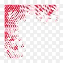 矢量红色圆点装饰图案-空若网 矢量红色圆点装饰图案-空若网