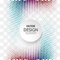 矢量彩色圆点装饰图案-空若网 矢量彩色圆点装饰图案-空若网