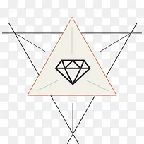 卡通手绘三角形钻石图案-空若网 卡通手绘三角形钻石图案-空若网
