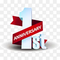 时尚周年庆数字设计矢量素材,-空若网 时尚周年庆数字设计矢量素材,-空若网