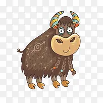 卡通动物野牛家畜-空若网 卡通动物野牛家畜-空若网