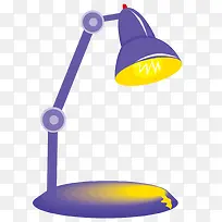 卡通紫色台灯矢量-空若网 卡通紫色台灯矢量-空若网