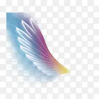 彩色渐变翅膀-空若网 彩色渐变翅膀-空若网