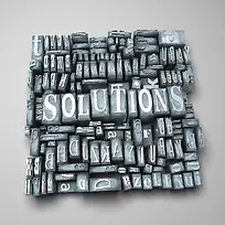 SOLUTIONS等字体立体背景-空若网 SOLUTIONS等字体立体背景-空若网