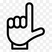 ��ָGesture-Hands-Lineal-icons-������