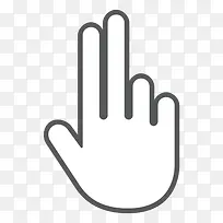 手指手势手互动滚动刷卡交互式手-空若网 手指手势手互动滚动刷卡交互式手-空若网