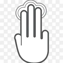 手指手势手互动滚动刷卡水龙头交-空若网 手指手势手互动滚动刷卡水龙头交-空若网