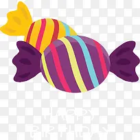 生日快乐彩色糖果-空若网 生日快乐彩色糖果-空若网