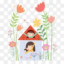 生活在童话世界的小女孩-空若网 生活在童话世界的小女孩-空若网