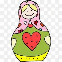 卡通多彩玩具套娃-空若网 卡通多彩玩具套娃-空若网