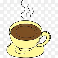卡通冒着热气的咖啡图-空若网 卡通冒着热气的咖啡图-空若网