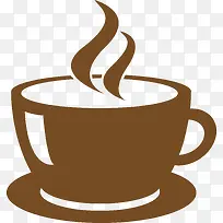 冒着热气的简约咖啡素材-空若网 冒着热气的简约咖啡素材-空若网