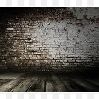 墙壁背景与木地板-空若网 墙壁背景与木地板-空若网